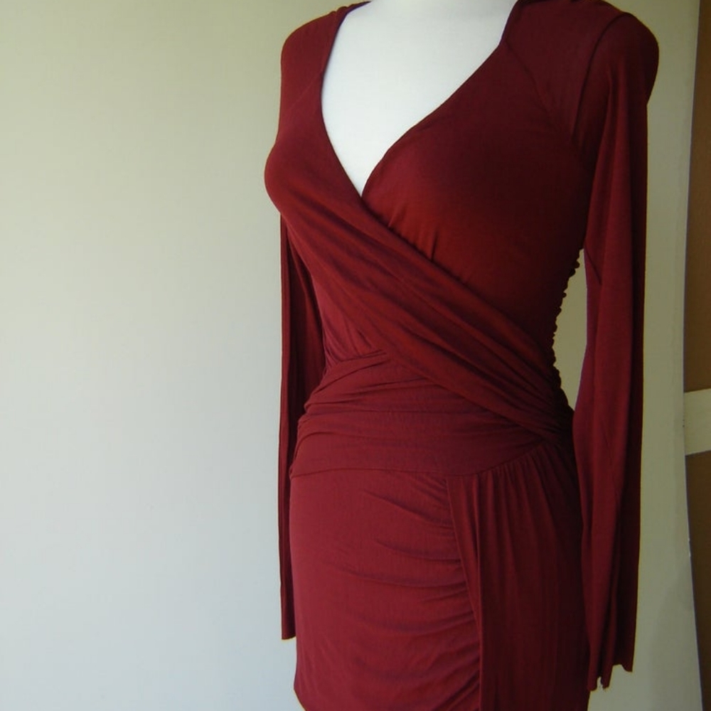Bailey 44 Dress Burgundy